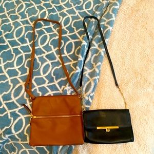 Brown and Black Cross Body Collection